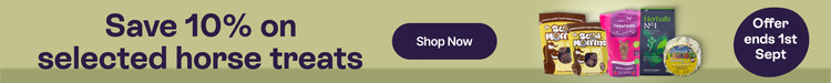 Save 10% on selected horse treats - Shop Now
