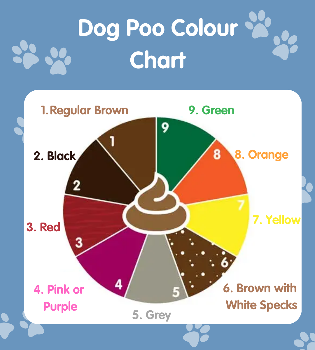 Dog Poop Color Chart, What's Normal?