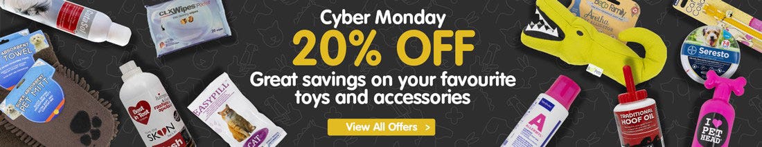 View our Cyber Monday Dog Offers!