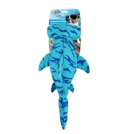 All For Paws Chill Out Hammerhead Shark Cooling Dog Toy 20533