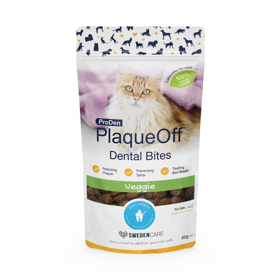 ProDen PlaqueOff Veggie Dental Bites for Cats 1 x 60g 16922