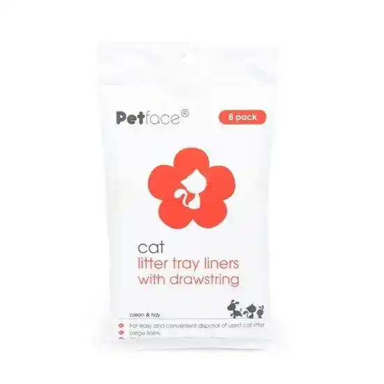 Petface Cat Litter Tray Liners with Drawstring 8 Pack 18710