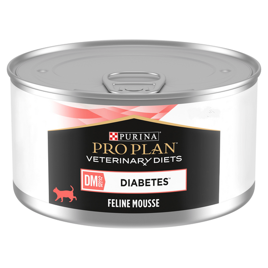 PURINA PRO PLAN VETERINARY DIETS Adult DM Diabetes Management Wet Cat Food Mousse 24 x 195g Tins 15691