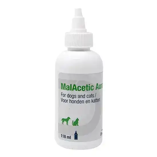 Dechra MalAcetic Aural Apple Ear Cleaner for Dogs and Cats 15803