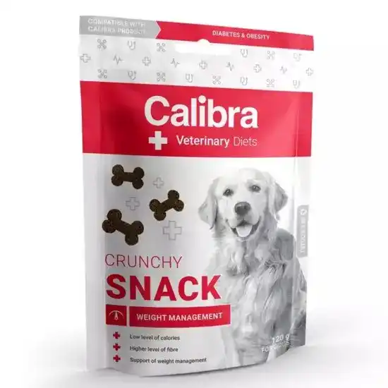 Calibra Veterinary Diets Weight Management Crunchy Snacks for Dogs 1 x 120g 16774