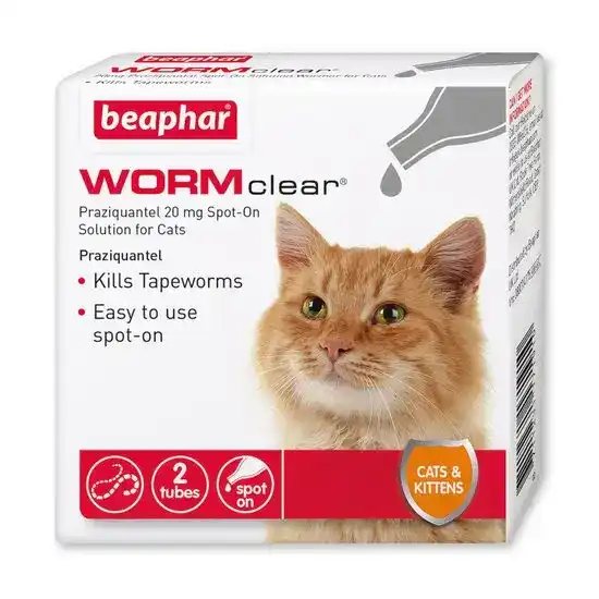 Beaphar WORMclear Worming Spot-On for Cats 15790