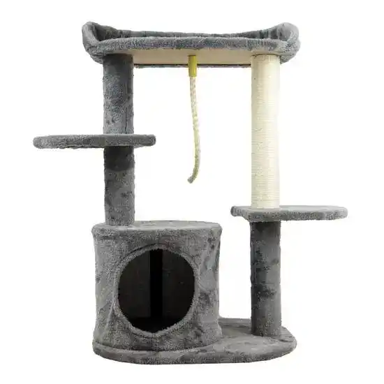 Ancol Grey Cat Scratching Tree 19047