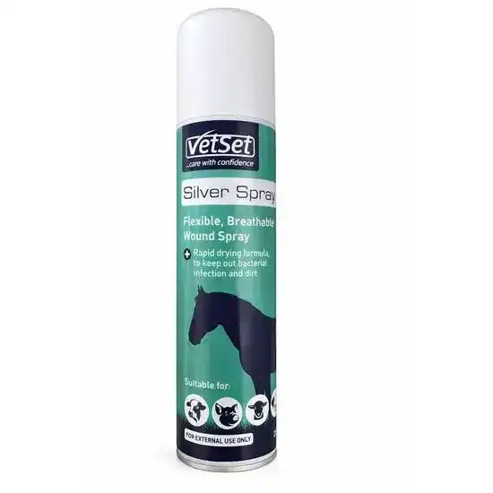 VetSet Silver Animal Wound Spray 20452