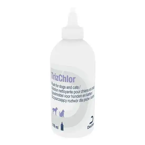 TrizChlor Antibacterial Flush Solution for Dogs & Cats 1995