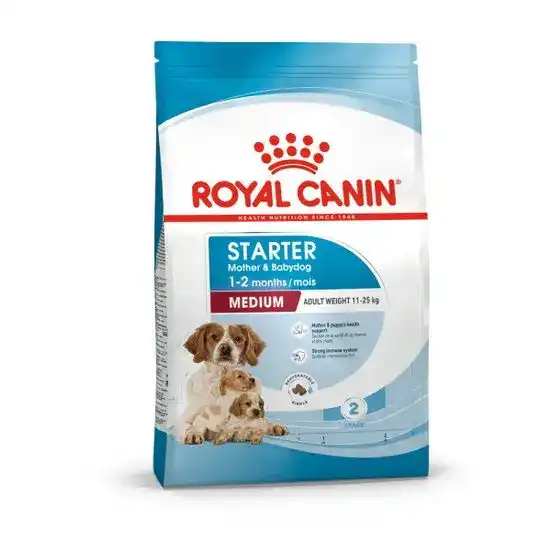 ROYAL CANIN Medium Breed Mother & Babydog Starter Dry Dog Food 2458