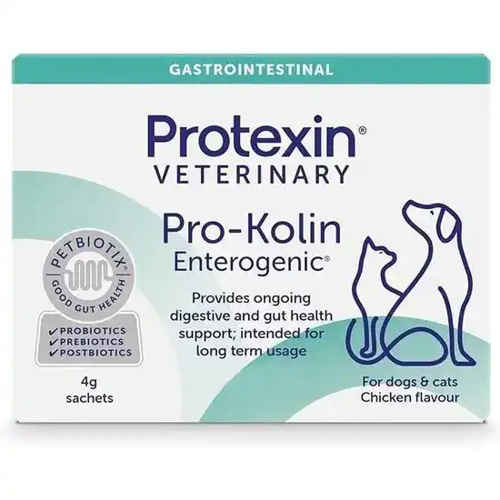 Protexin Veterinary Pro-Kolin Enterogenic Gut Health Sachets for Cats & Dogs 2102