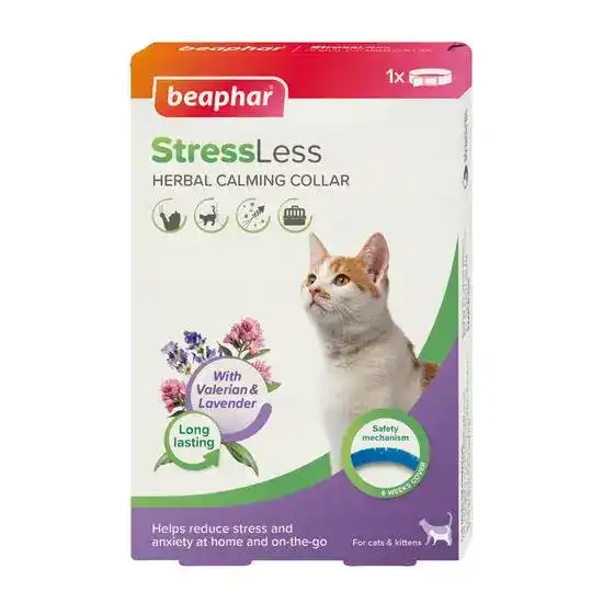 Beaphar StressLess Herbal Calming Collar for Cats & Kittens 19343
