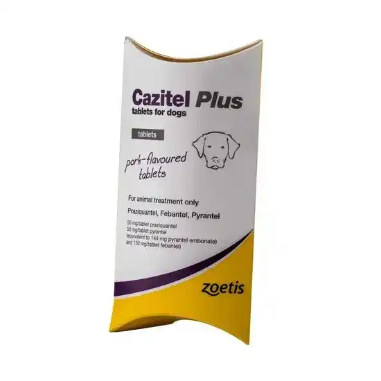 Cazitel Plus Flavoured Worming Tablets for Dogs 2851