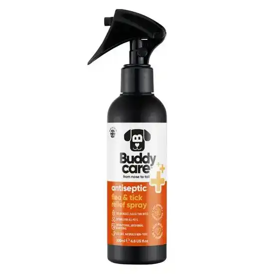 Buddycare Pet Antiseptic Flea & Tick Relief Spray 19392