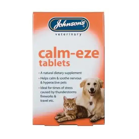 Johnson's Veterinary Calm-Eze Tablets for Cats & Dogs 36 Tablets 18455