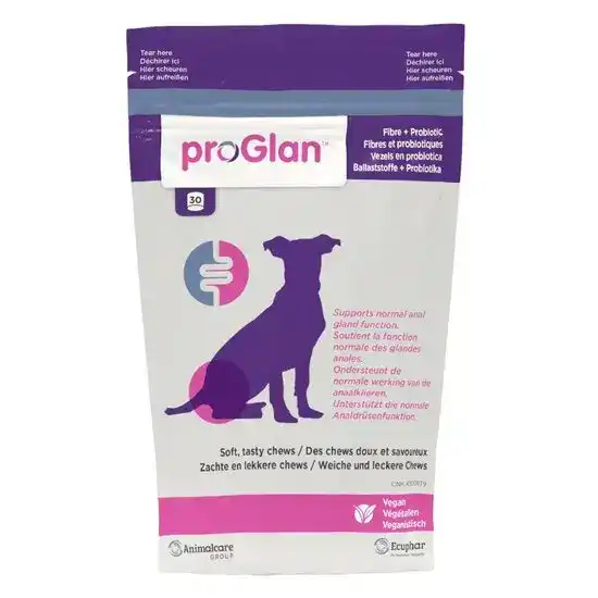 ProGlan Perianal Gland Support Chews for Dogs 30 Chews 17761