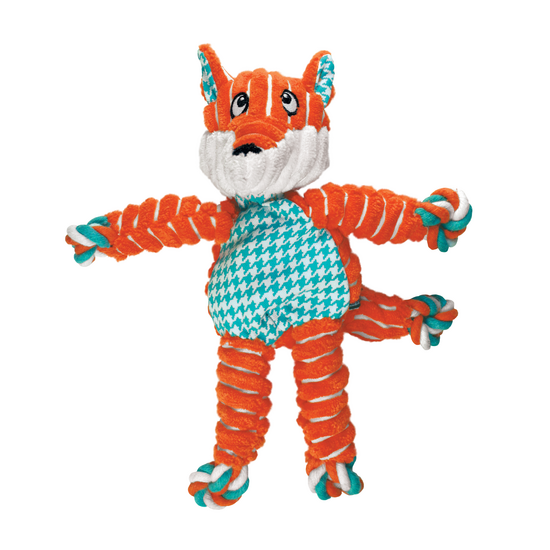 KONG Floppy Knots Fox Toy for Dogs 17222