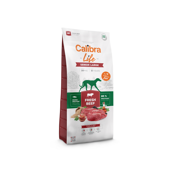 Calibra Life Large Breed Senior Dry Dog Food Fresh Beef 16238