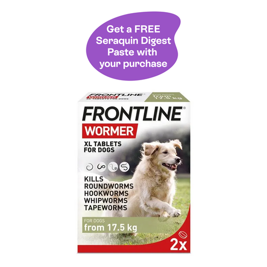 FRONTLINE WORMER XL Flavoured Tablets for Dogs (17.5kg and over) 2888