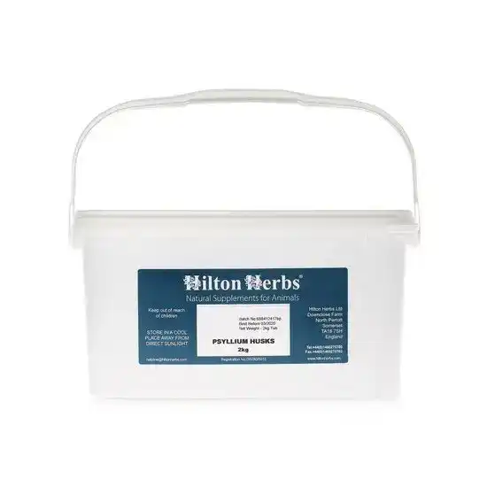 Hilton Herbs Psyllium Husks Digestive Support Supplement for Horses 2kg Tub 2573