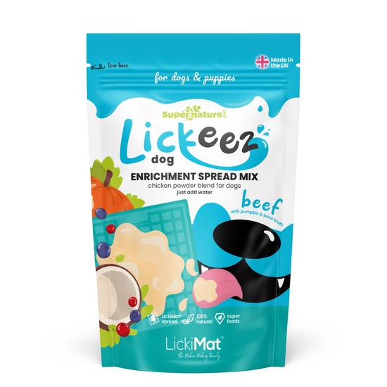 Lickeez Dog Beef Enrichment Spread Mix for Dogs 1 x 100g 19506