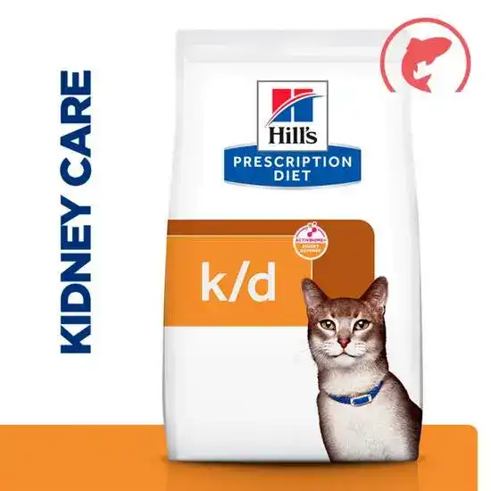 Hill's PRESCRIPTION DIET k/d Kidney Care Dry Cat Food Salmon 20491