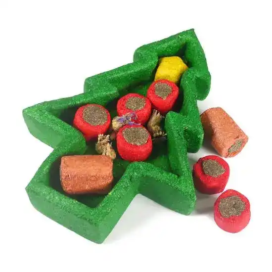 Rosewood Christmas Puzzle Tree Toy for Small Animals 1 Piece 19183