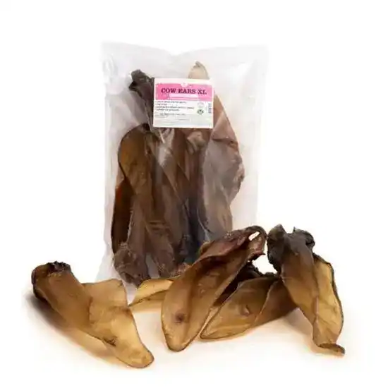 JR Pet Products Cows Ears Treats for Dogs Extra Large 15 Pieces 19014