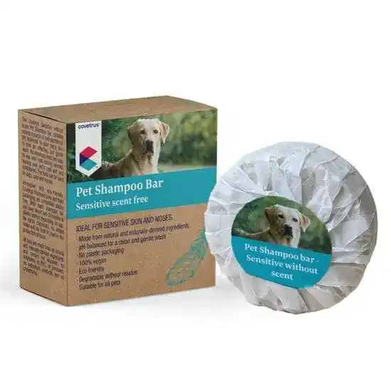 Covetrus Sensitive Scent Free Pet Shampoo Bar 18658