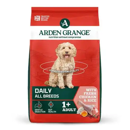 Arden Grange Adult Dry Dog Food Fresh Chicken & Rice 2823