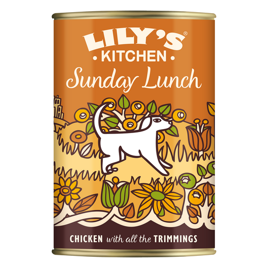 Lily's Kitchen Adult Sunday Lunch Wet Dog Food 6 x 400g Cans 17666