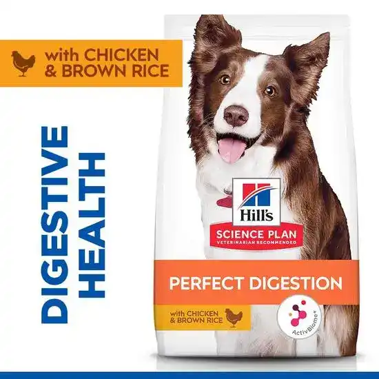 Hill's SCIENCE PLAN Specialty Medium Breed Adult Perfect Digestion Dry Dog Food with Chicken & Brown Rice 4433