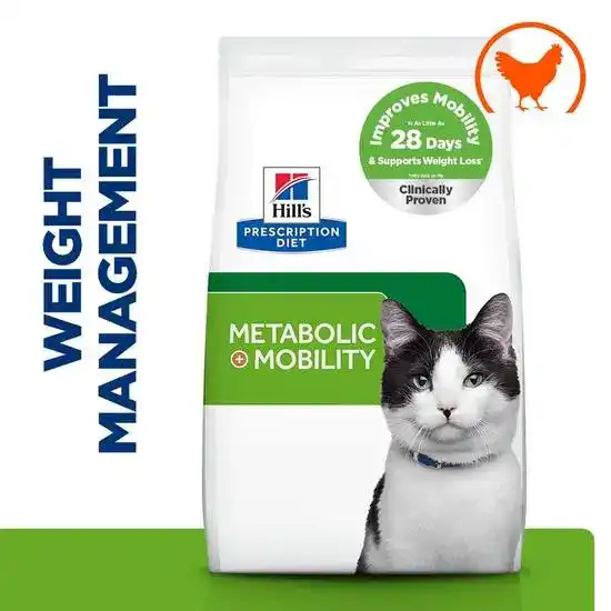 Hill's Prescription Diet Metabolic + Mobility Dry Cat Food Chicken 20269