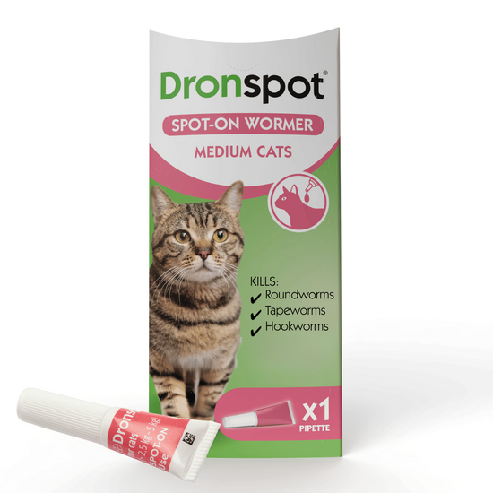 Dronspot Spot-On Wormer for Medium Cats (2.5kg-5kg) 10225