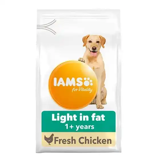 Iams for Vitality Adult & Senior Light in Fat Dry Dog Food with Fresh Chicken 16171