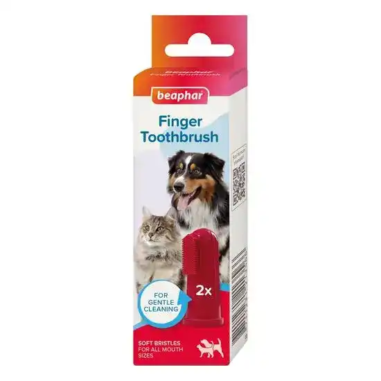 Beaphar Soft Finger Toothbrush for Dogs and Cats 15798