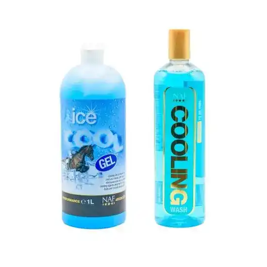 NAF Cooling Bundle for Horses: Cooling Wash & Cooling Gel 20670
