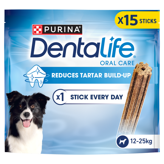 PURINA Dentalife Daily Oral Care Dental Chews for Medium Dogs (12kg-25kg) 16286