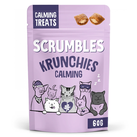 Scrumbles Krunchies Calming Cat Treats 3 x 60g 18510