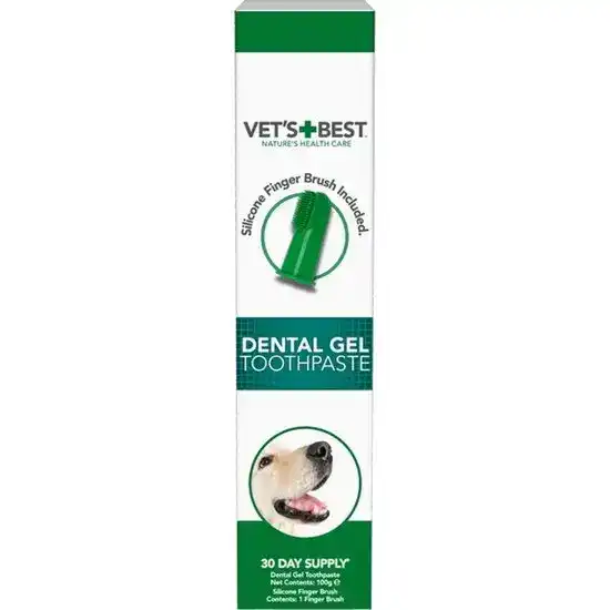 Vet's Best Dental Gel Toothpaste for Dogs 100g 18104
