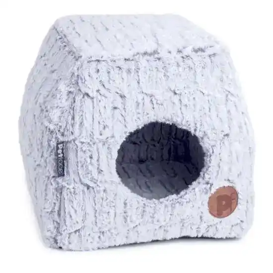 Petface 2 in 1 Cave Cat Bed Bamboo Plush 18442