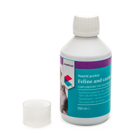 Covetrus NutriCareVet Stress Support Supplement Liquid for Cats & Dogs 16475