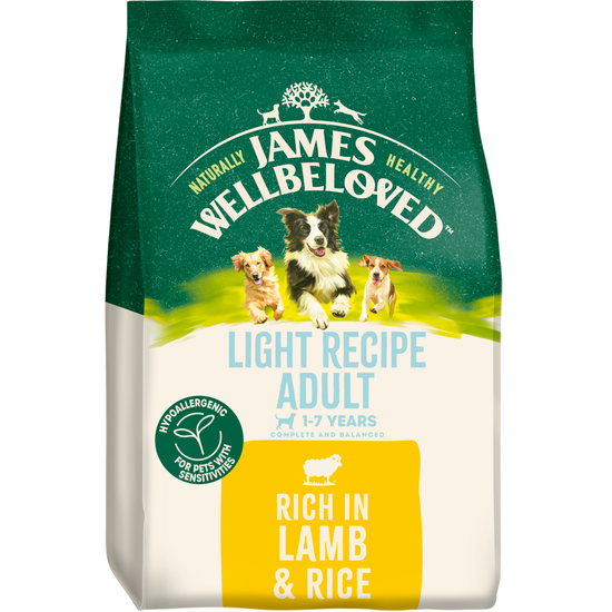 James Wellbeloved Adult Light Recipe Dry Dog Food Lamb & Rice 18642