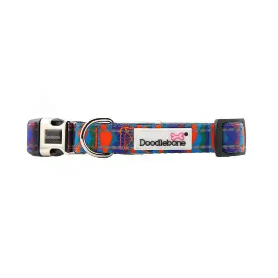 Doodlebone Padded Dog Collar Waves 18802
