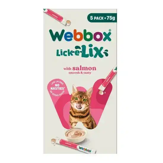 Webbox Lick e Lix Salmon Cat Treats 21102