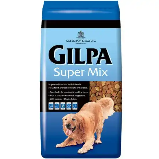 Gilpa Super Mix Working & Sporting Adult & Senior Dry Dog Food Chicken 17682