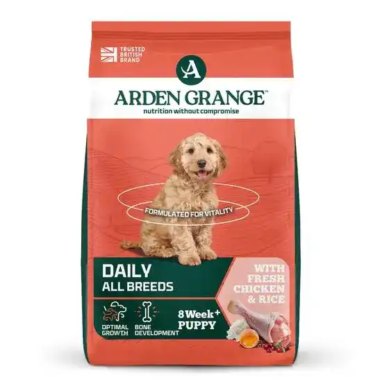 Arden Grange Puppy & Junior Dry Dog Food Fresh Chicken 1050