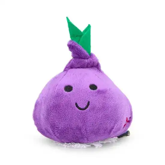 Petface Foodie Faces Reggie Red Onion Plush Dog Toy 19597