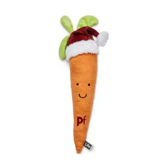 Petface Carter Carrot Plush Christmas Dog Toy 18386