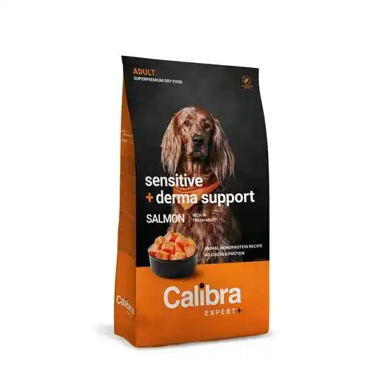Calibra EXPERT+ Sensitive & Derma Support Adult Dry Dog Food Salmon 21120